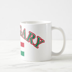 Hungary football design coffee mug