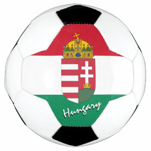 Hungary Football & Hungarian Flag / Sports Soccer Ball