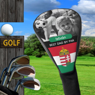 Hungary Golf, Best Dad, Hungarian Flag, Photo Golf Head Cover