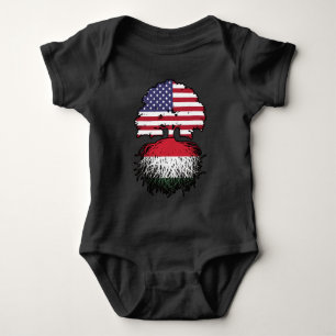 Hungary Hungarian American USA United States Baby Bodysuit