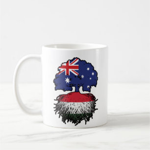 Hungary Hungarian Australian Australia Tree Roots Coffee Mug