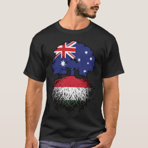 Hungary Hungarian Australian Australia Tree Roots T-Shirt