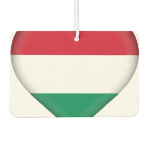 Hungary (Hungarian) Flag Car Air Freshener