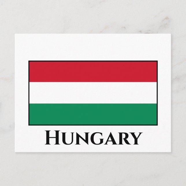 Hungary (Hungarian) Flag Postcard (Front)
