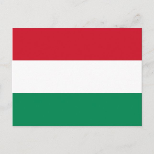 Hungary (Hungarian) Flag Postcard (Front)