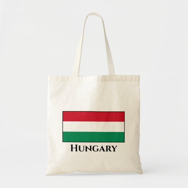 Hungary (Hungarian) Flag Tote Bag (Front)