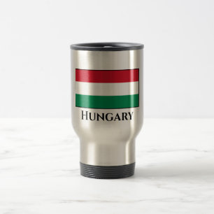 Hungary (Hungarian) Flag Travel Mug