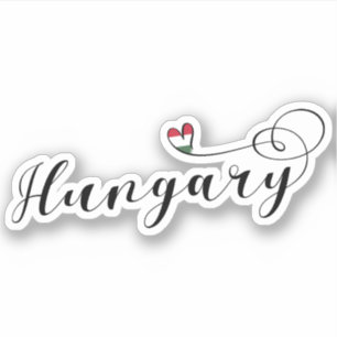 Hungary Hungarian Heart Flag
