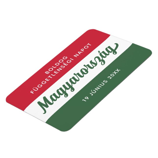 Hungary Independence Day National Flag Magnet (Left Side)