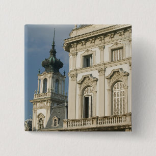 HUNGARY, Lake Balaton Region, KESZTHELY: 15 Cm Square Badge
