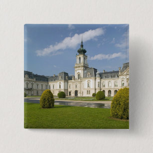HUNGARY, Lake Balaton Region, KESZTHELY: 2 15 Cm Square Badge