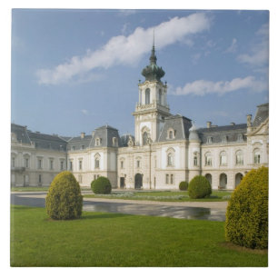 HUNGARY, Lake Balaton Region, KESZTHELY: 2 Ceramic Tile