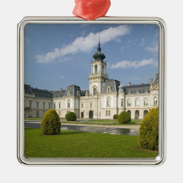 HUNGARY, Lake Balaton Region, KESZTHELY: 2 Metal Tree Decoration (Front)