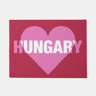 Hungary Love custom colour doormats