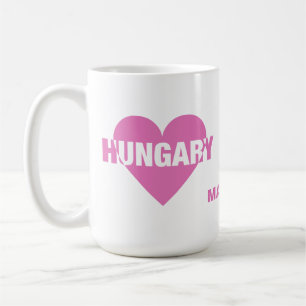 Hungary Love custom name mugs