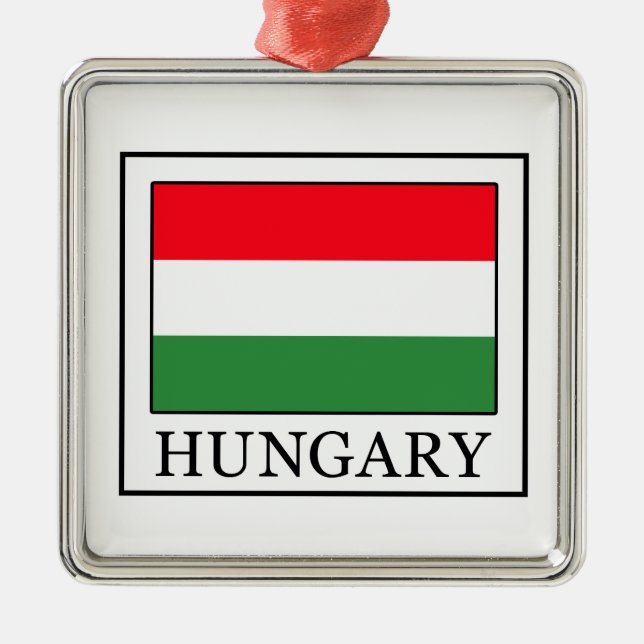 Hungary Metal Tree Decoration (Front)