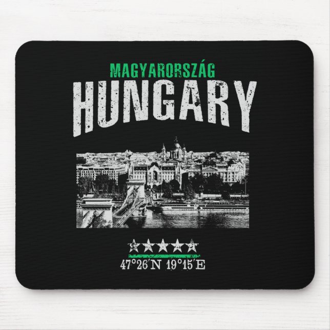 Hungary Mouse Pad (Front)
