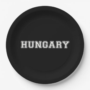 Hungary Paper Plate