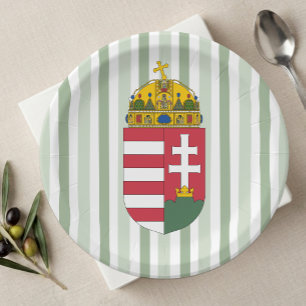Hungary Party Plates, Hungarian Flag Paper Plate