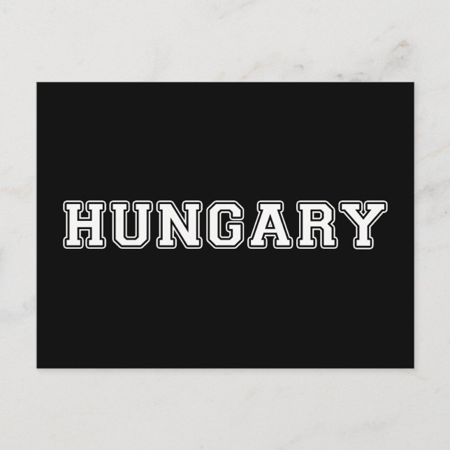 Hungary Postcard (Front)