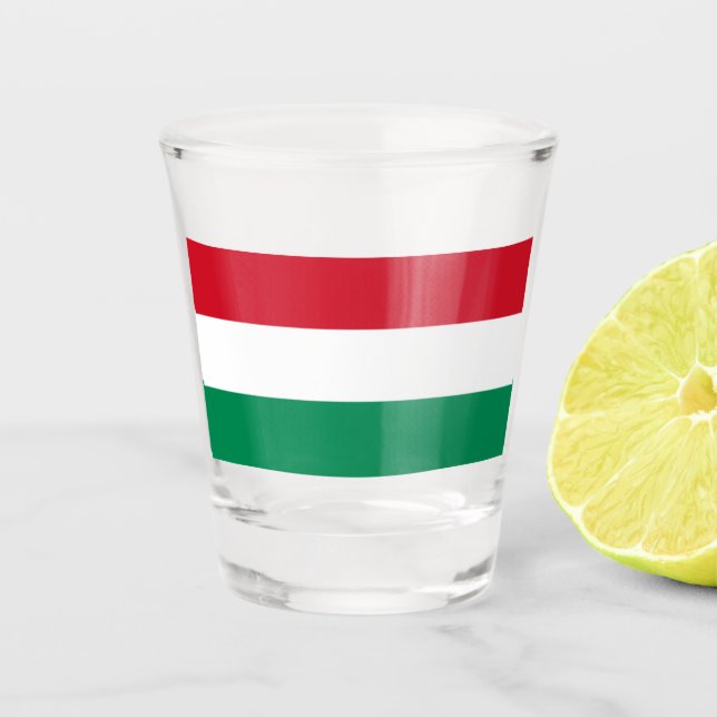 HUNGARY SHOT GLASS  (Front)