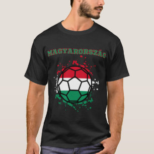 Hungary Soccer Hungarian Flag Fan Jersey  T-Shirt