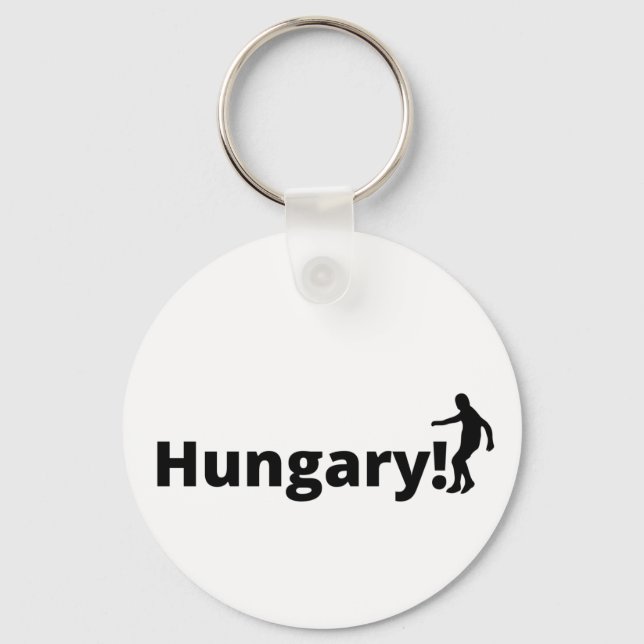 Hungary soccer  key ring (Front)