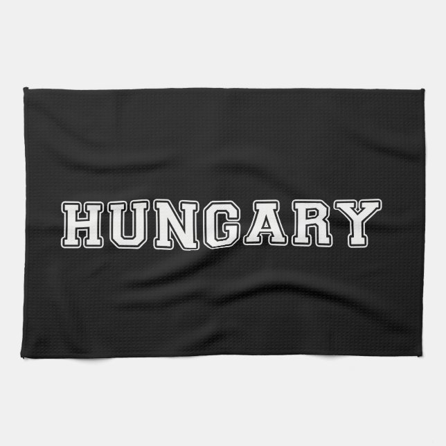 Hungary Tea Towel (Horizontal)