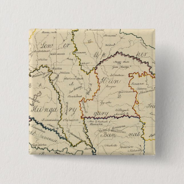 Hungary, Transylvania 15 Cm Square Badge (Front)