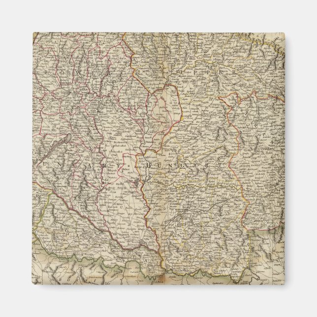 Hungary, Transylvania, Croatia Magnet (Front)