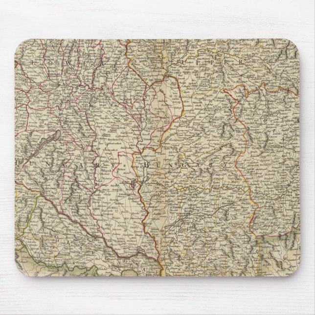 Hungary, Transylvania, Croatia Mouse Pad (Front)