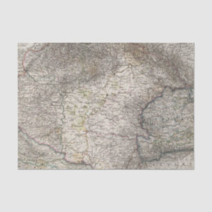 Hungary, Transylvania, Slavonia, Croatia Tissue Paper