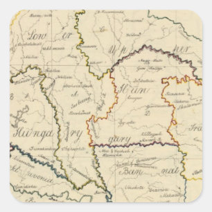 Hungary, Transylvania Square Sticker
