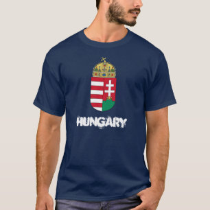 Hungary with coat of arms T-Shirt
