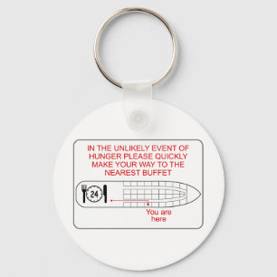 Hunger Emergency Key Ring