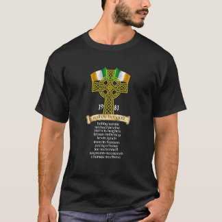 Hunger Strike 1981 Ireland Roll of Honour T-Shirt