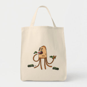 Hungry Bot - Grocery Tote Bag