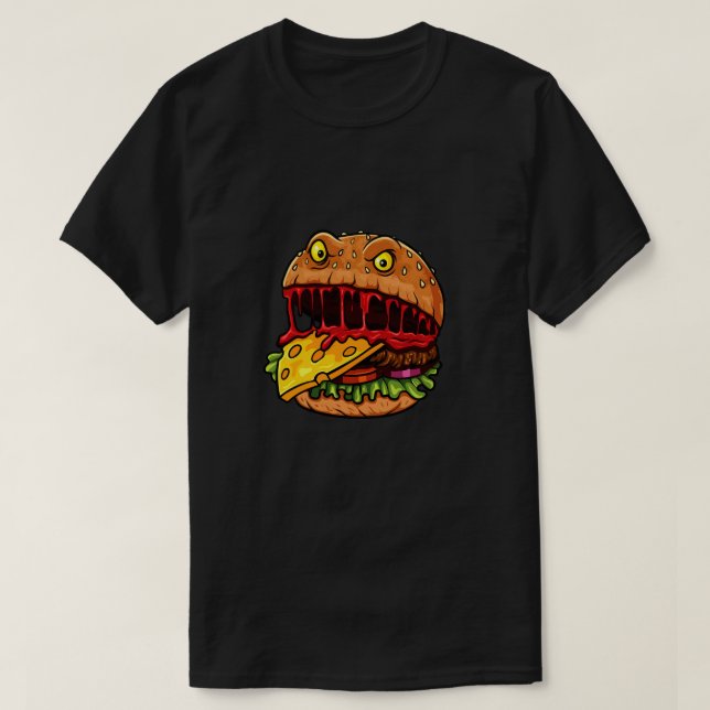 Hungry Burger T-Shirt (Design Front)