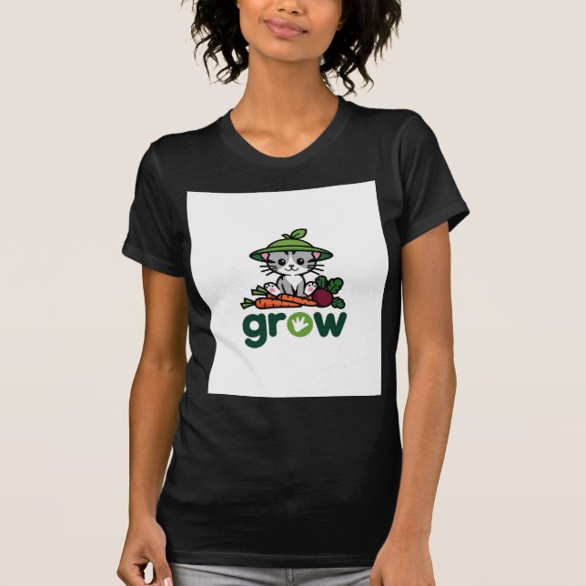 Hungry Cat - T-Shirt (Front)