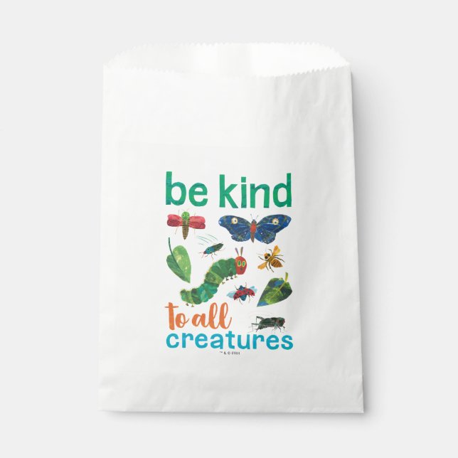 Hungry Caterpillar | Be Kind to All Creatures Favour Bag (Front)