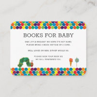 Hungry Caterpillar Books for Baby Shower Insert