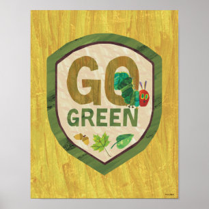 Hungry Caterpillar   Go Green Poster