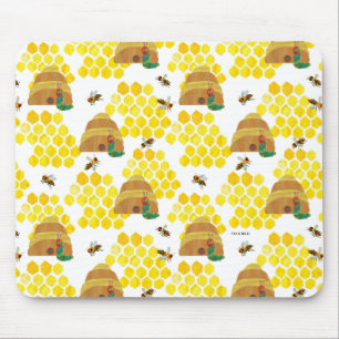 Hungry Caterpillar   Save the Bees Pattern Mouse Pad