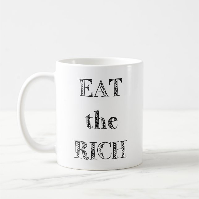 hungry coffee mug (Left)