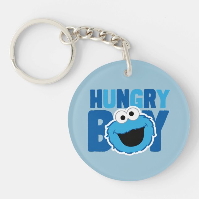 Hungry Cookie Monster Key Ring (Front)