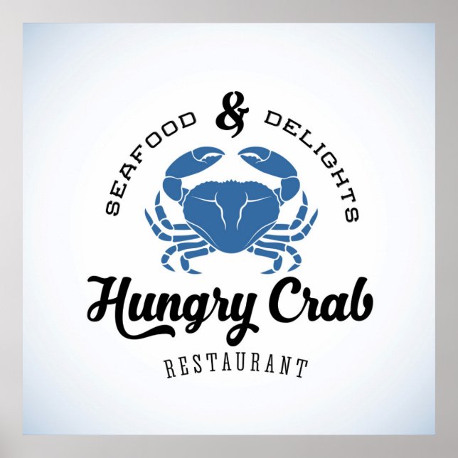 Hungry Crab Restaurant Poster (Front)