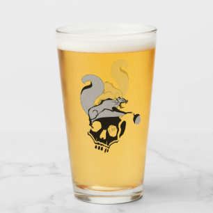 Hungry Flying Gray Death Squirrel Glass
