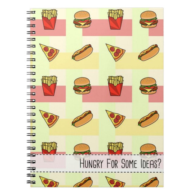 Hungry For Some Ideas? - Spiral Notebook (Front)