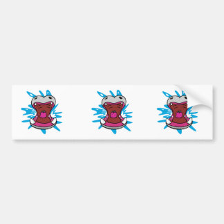 hungry hippo bumper sticker