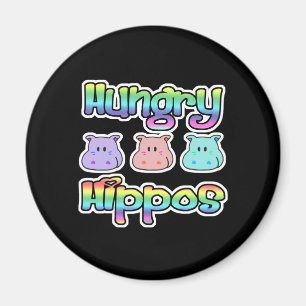 hungry hippos magnet